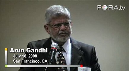 Arun Gandhi on Overcoming Anger