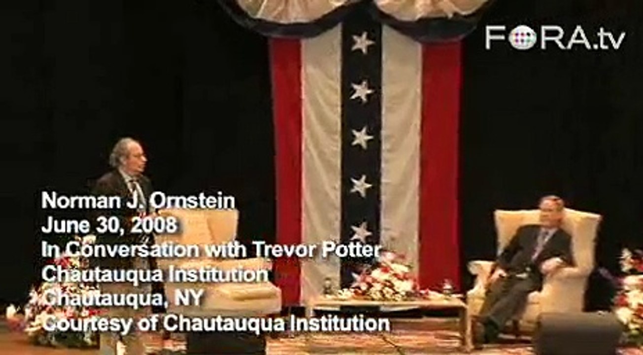 Norman Ornstein Does an Election 2008 Comedy Routine