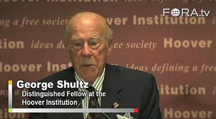 Télécharger la video: George Shultz: Changing Reactions to Nuclear Disarmament