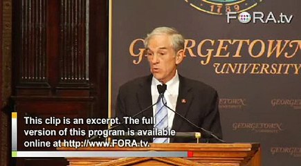Ron Paul on Constitutional Erosion