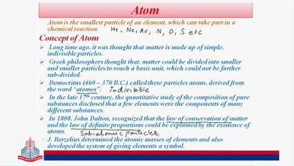 Atom ,  Molecule