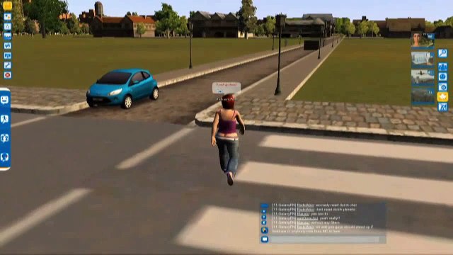 Walk Around at my Medievil Part of town everyone can walk around even outsiders