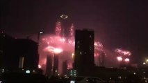 Burj Ul Khalifa New Year Celebration With FIREWORK 2015