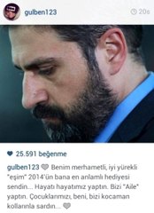 Gülben Ergen'den Eşine Yeni Yıl Mesajı