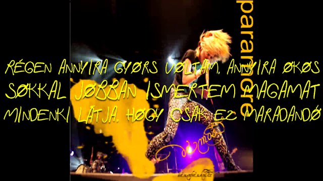 Paramore -Temporary/Átmeneti magyar felirattal