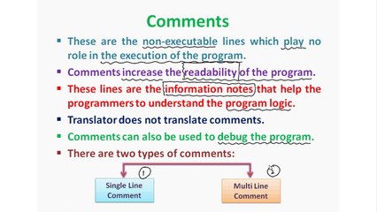 Understanding Comments and Their Types 📝