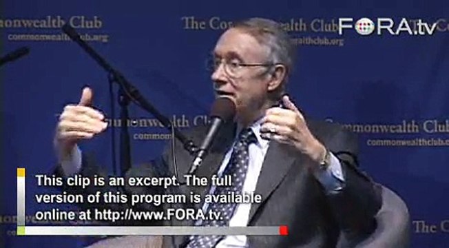 Harry Reid Recalls a Better Congress, a Worthy President