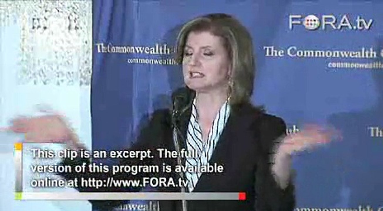Arianna Huffington Bashes the Mainstream Media