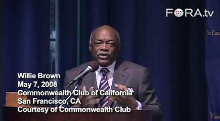 Willie Brown on Race and Gender in the 2008 Election