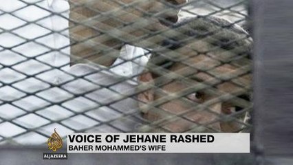 Télécharger la video: Wife of jailed Al Jazeera staff reacts to Egypt court ruling