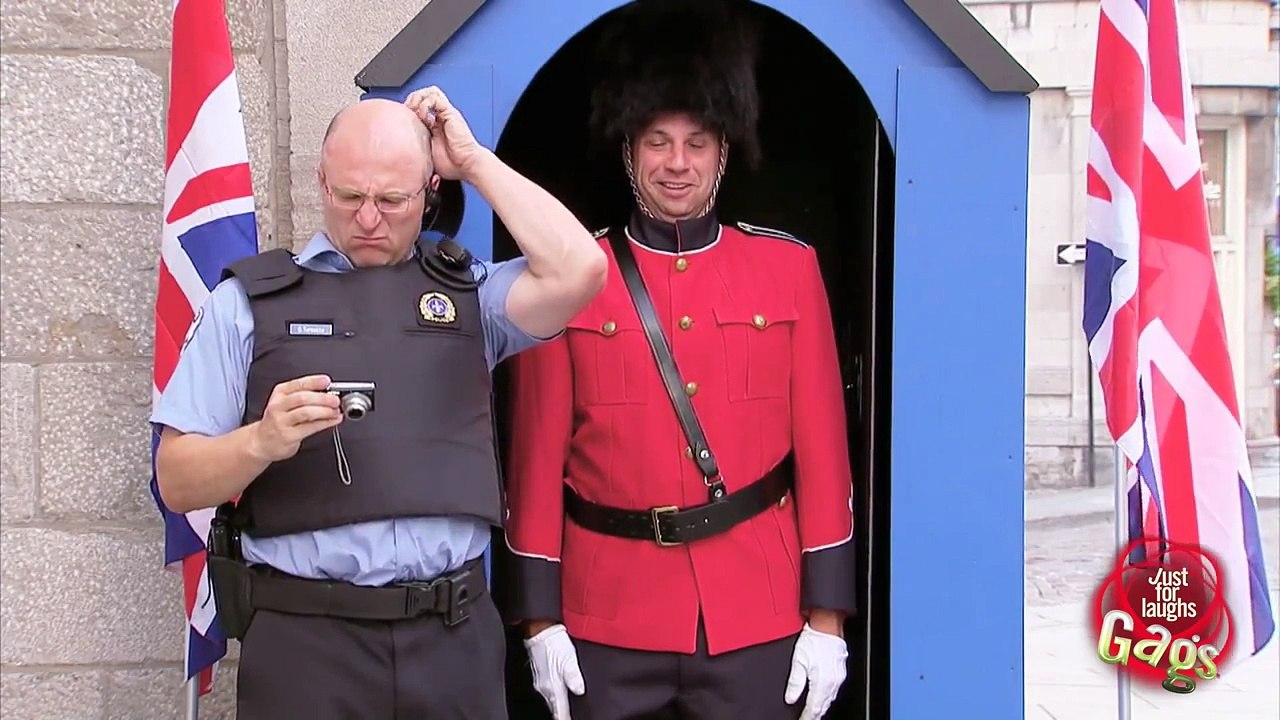 British Underwear Guard Prank