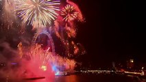 And now... fireworks! Here's a look at how London rang in the New Year.