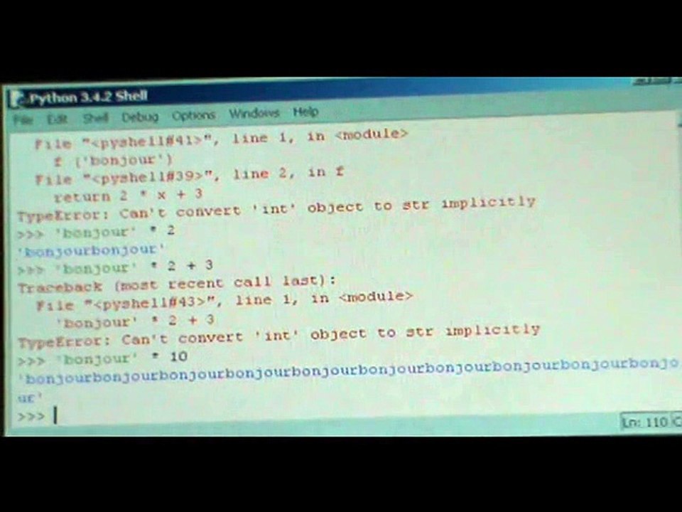 Python pour les impatients : cours numéro 2