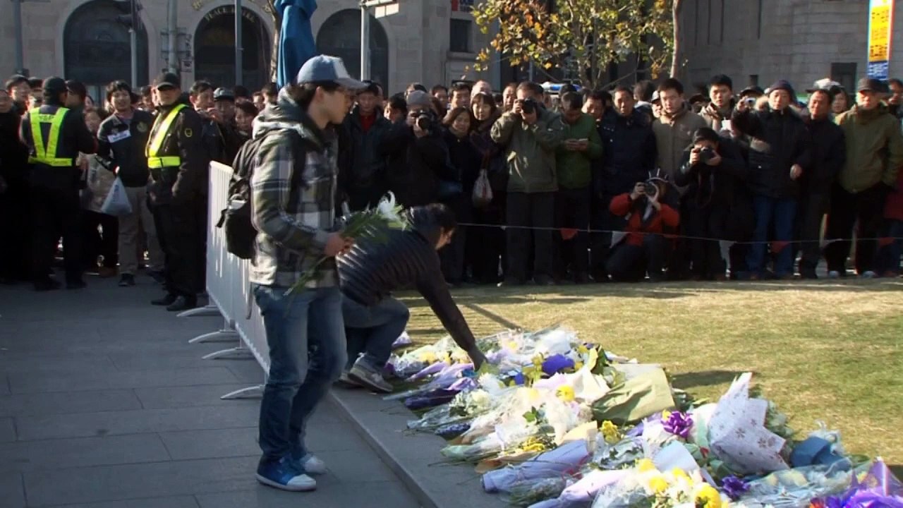 Shanghai nach Massenpanik mit dutzenden Toten unter Schock