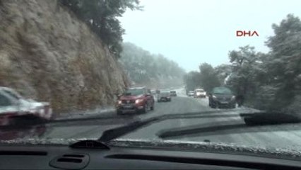 Muğla'nın Yüksek Kesimlerinde Kar Yağışı Başladı