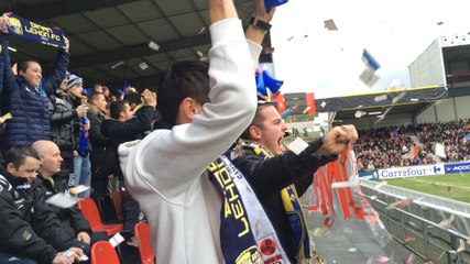 Les Dinannais mettent l'ambiance au Roudourou