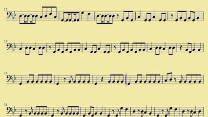 [ Baritone ] Glad You Came - The Wanted - www.downloadsheetmusic.com.br