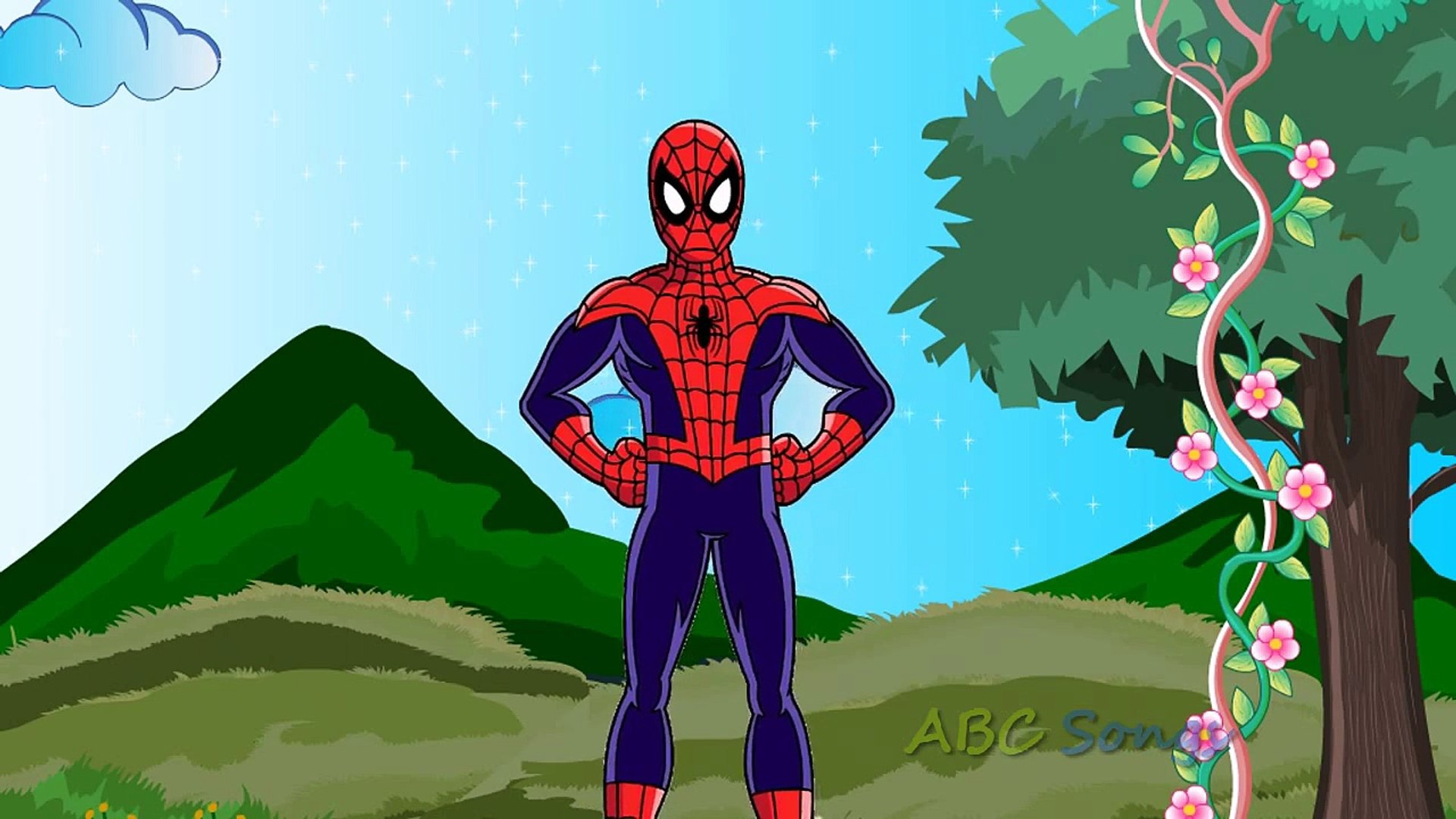 Spiderman Twinkle Twinkle | Little Star Cartoon Songs | Nursery