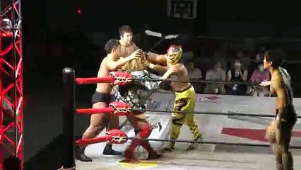 Novus (Jiro "Ikemen" Kuroshio, Koji Doi, Rionne Fujiwara & Yusuke Kodama) vs. Andy Wu, Daiki Inaba, Hiroki Murase & Yasufumi Nakanoue