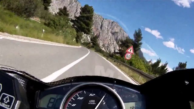 Yamaha R6 ile Bol Virajlı Yol - Araba Tutkum