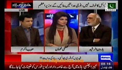 Nawaz Sharif will have to improve law & order & economy otherwise he will be removed- Haroon Rasheed
