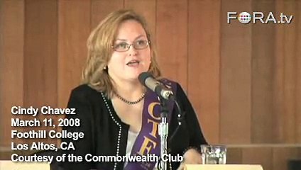 Cindy Chavez on Barriers for Female Politicians