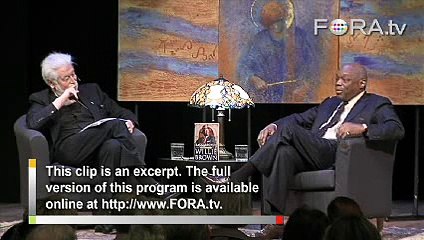 Willie Brown on Obama's Press Privilege