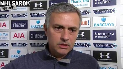 Tottenham vs Chelsea 5 - 3 - Jose Mourinho  after defeat