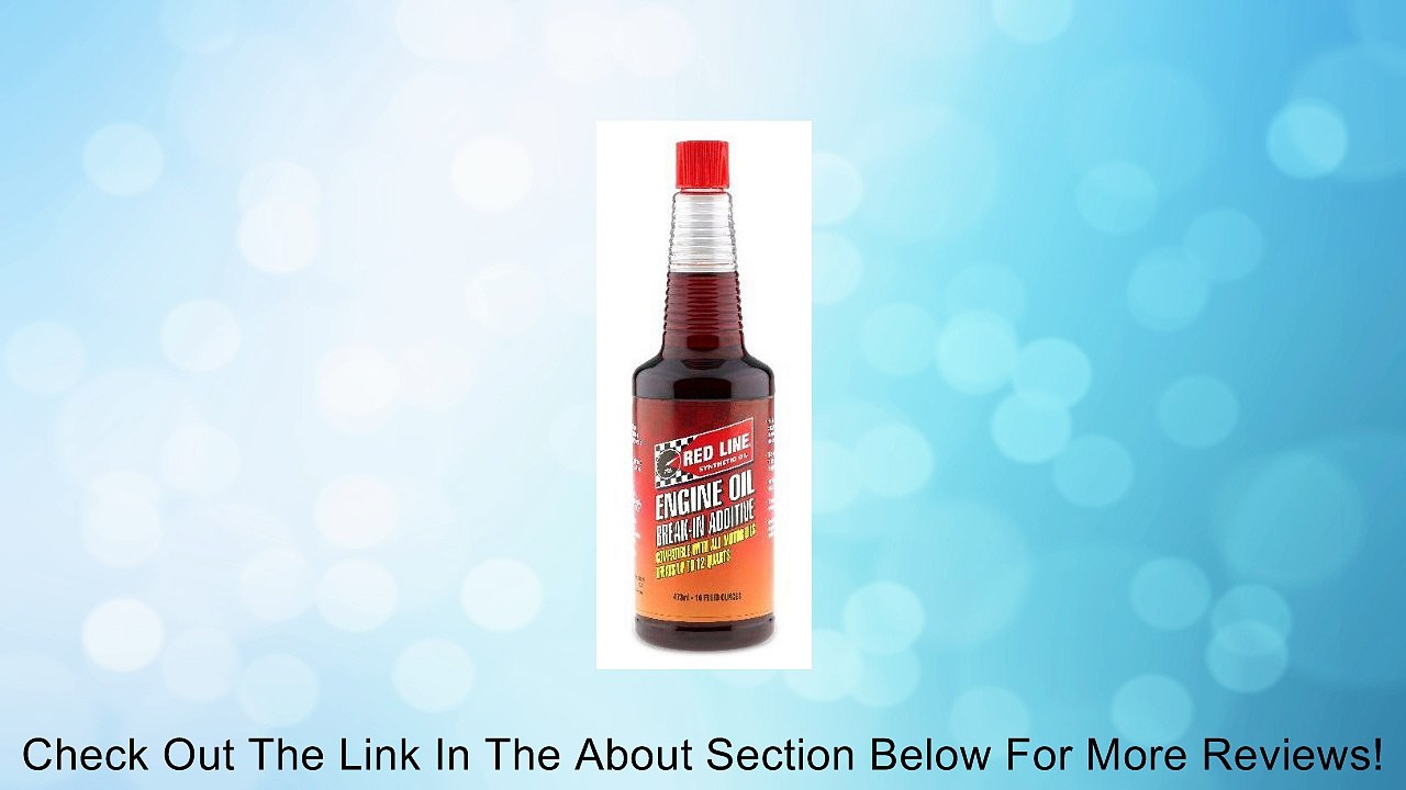 Redline 81403 Engine Break-In Additive - 16oz Review