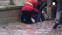 دستگیری فرد مسلحی که به کاخ دُلمه باغچه استانبول حمله کرد