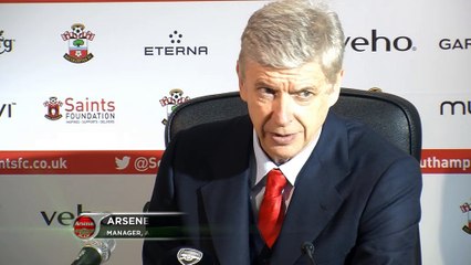 Southampton loss was our own fault - Wenger