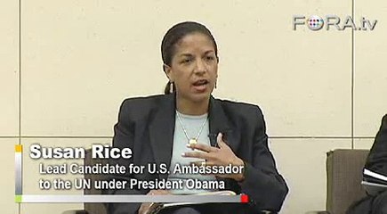 Susan Rice Criticizes International Inactivity in Darfur