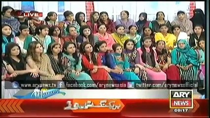 The Morning Show With Sanam Baloch  1 January 2015 On Ary News