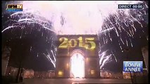 Feu d'artifice à Paris (Nouvel An 2015)