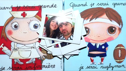 annonce grossesse bébé jumeaux famille