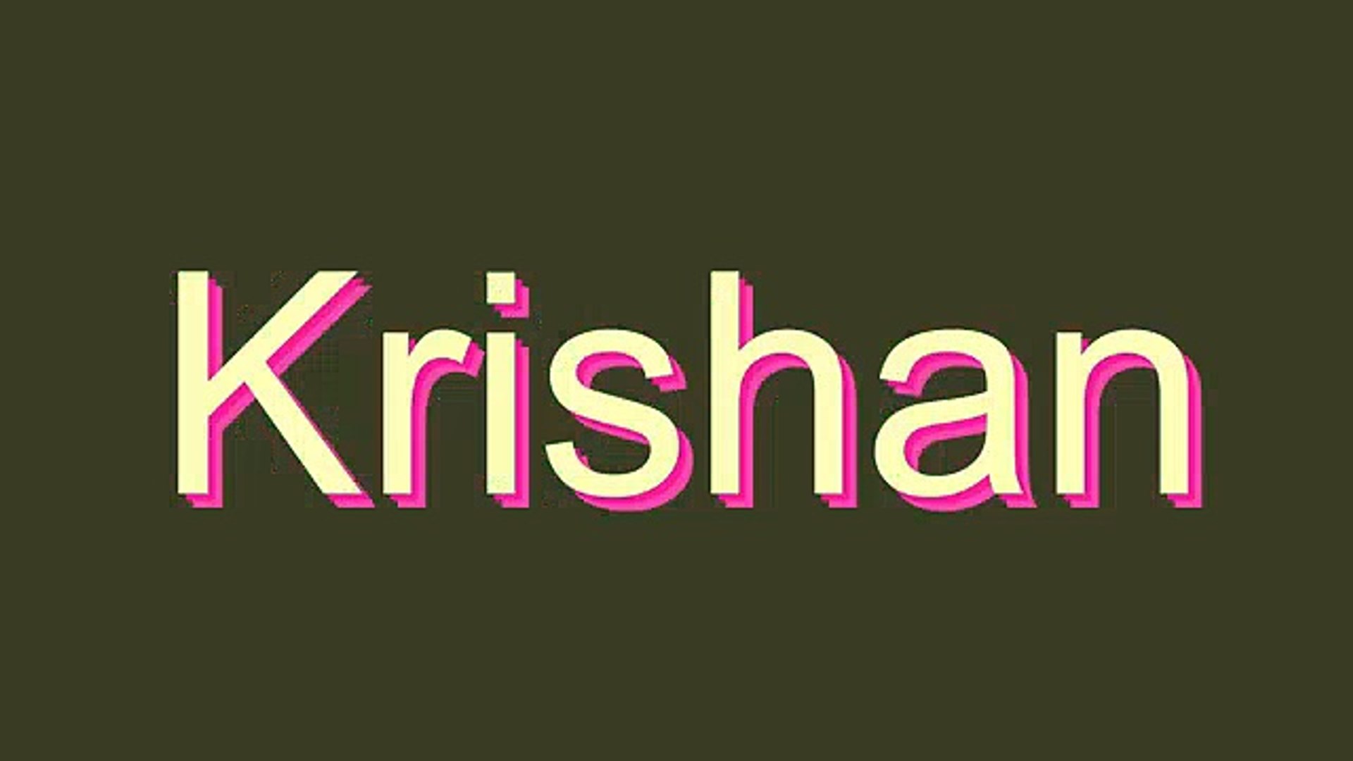 Kishan Name Wallpaper