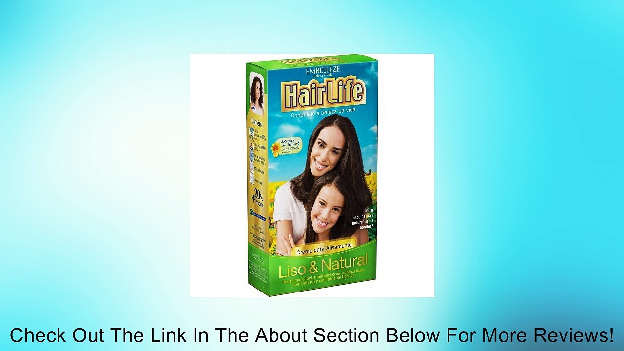 Hairlife Liso & Natural Brazilian Hair Straightening Treatment Cream Review