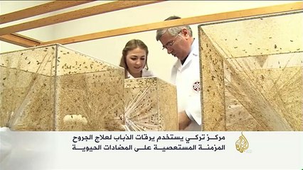 مركز لعلاج الجروح المزمنة المستعصية بيرقات الذباب