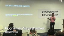 Poornima Vijayashanker, Founder & CEO, BizeeBee & Femgineer, speaks at Startup Product Summit SF1