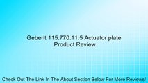 Geberit 115.770.11.5 Actuator plate Review