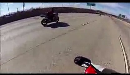 Bike Accident at 140 MPH