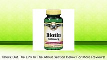 Spring Valley Biotin, Super Potency 5000 Mcg, 120, 240, or 360 Softgels Review