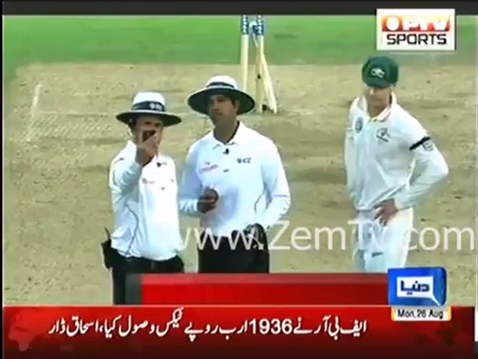 Aleem Dar fight on the ashes 2013