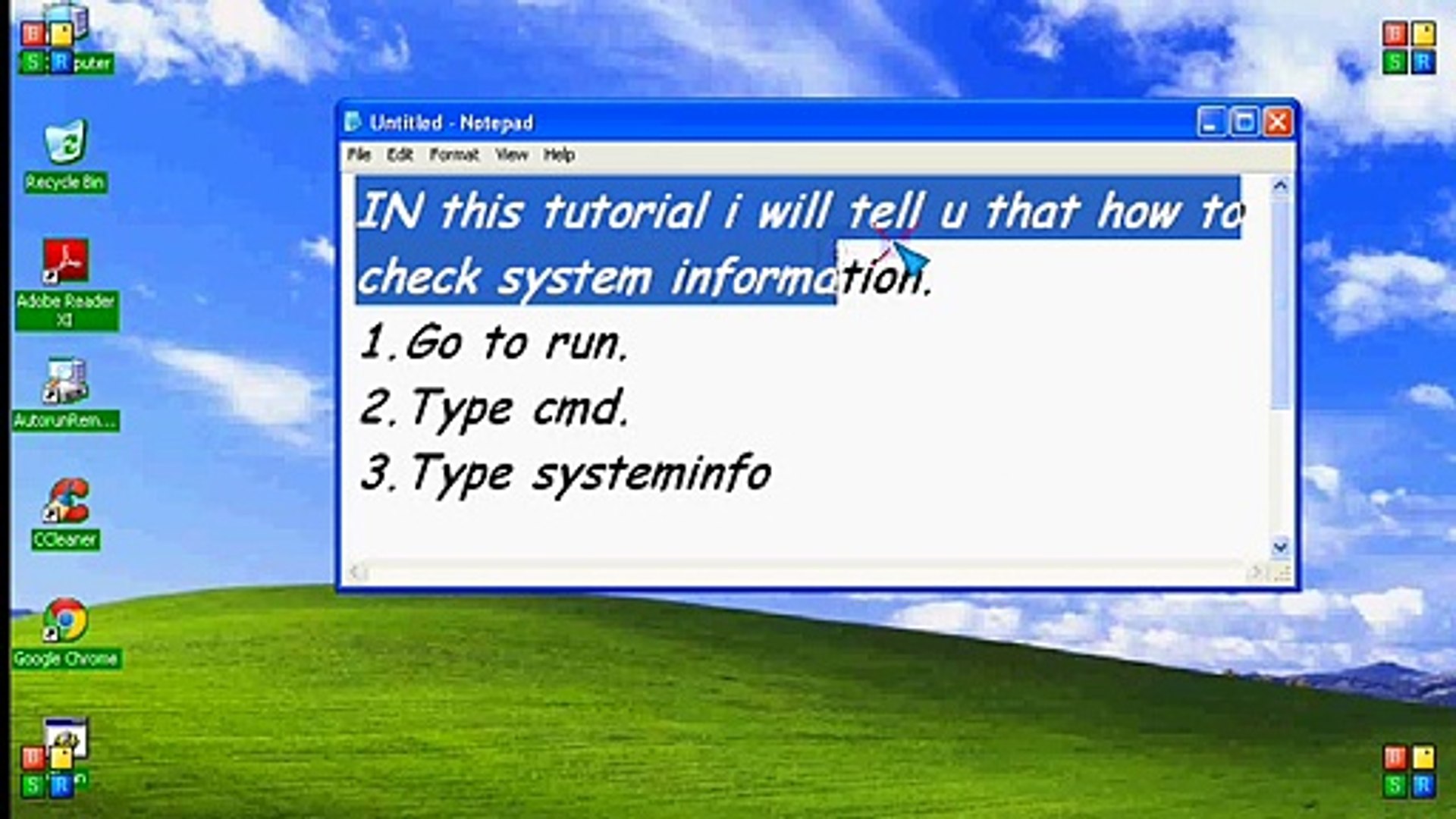 ⁣How To Check System Configuration