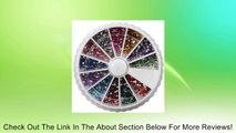 12 type decoration tips colorful shiny powder nail art Review