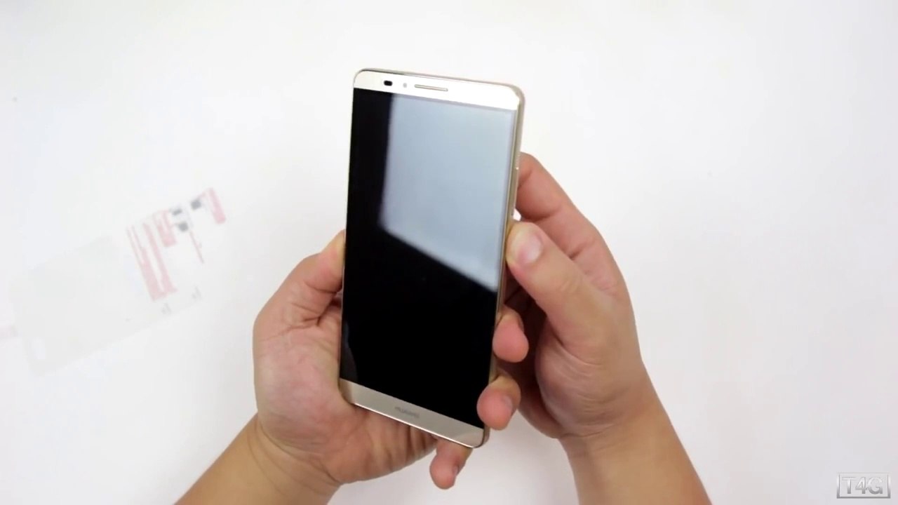 Huawei-Ascend-Mate-7-Amber-Gold-Unboxing-Review- by- SONY MOBILES info