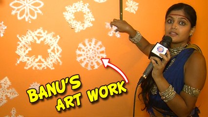Banu's (Isha Keskar) Ultimate Art Work -Onlocation - Jay Malhar- Zee Marathi Serial