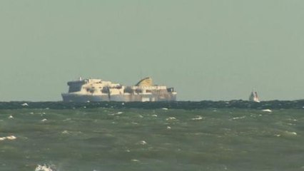 Le Norman Atlantic en route vers un port italien