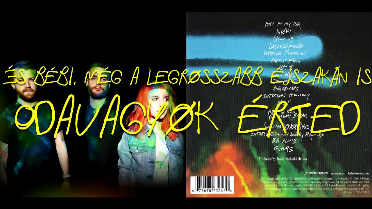 Paramore - Still Into You/Odavagyok Érted magyar felirattal