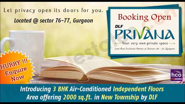 Sector 76^77 {96500@19588}DLF Privana & Dlf Floor Gurgaon
